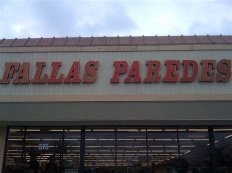Below, you will find the typical Fallas Paredes hours for any location near you. Here are Fallas Paredes opening, closing, weekday, weekend, and holiday hours. Fallas Paredes Weekday Hours (Monday Through Friday) Weekday Hours; Monday: 9:00 AM – 9:00 PM: Tuesday: 9:00 AM – 9:00 PM: Wednesday: 9:00 AM – 9:00 PM: